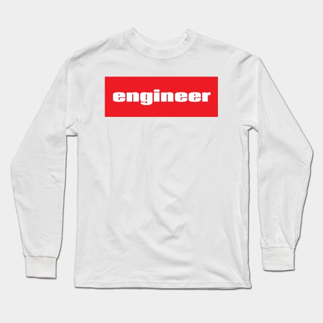 Engineer Long Sleeve T-Shirt by ProjectX23Red